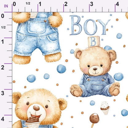 Little Cub Dreams Pattern 9 Minky Fabric
