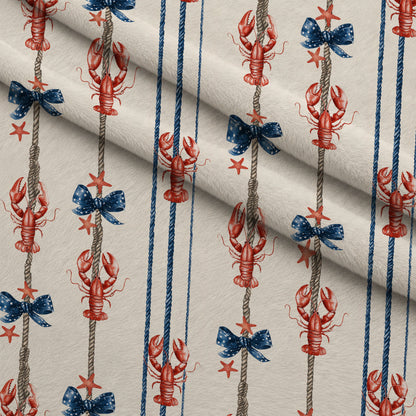 Lobster Bay Pattern 10 Minky Fabric