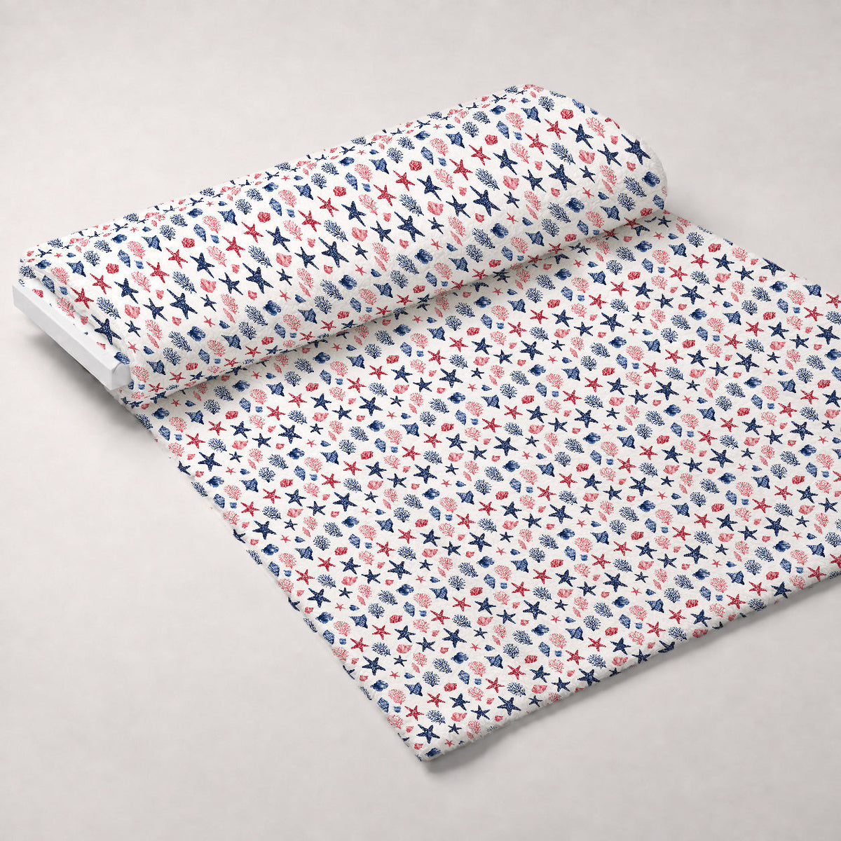 Lobster Bay Pattern 6 Minky Fabric