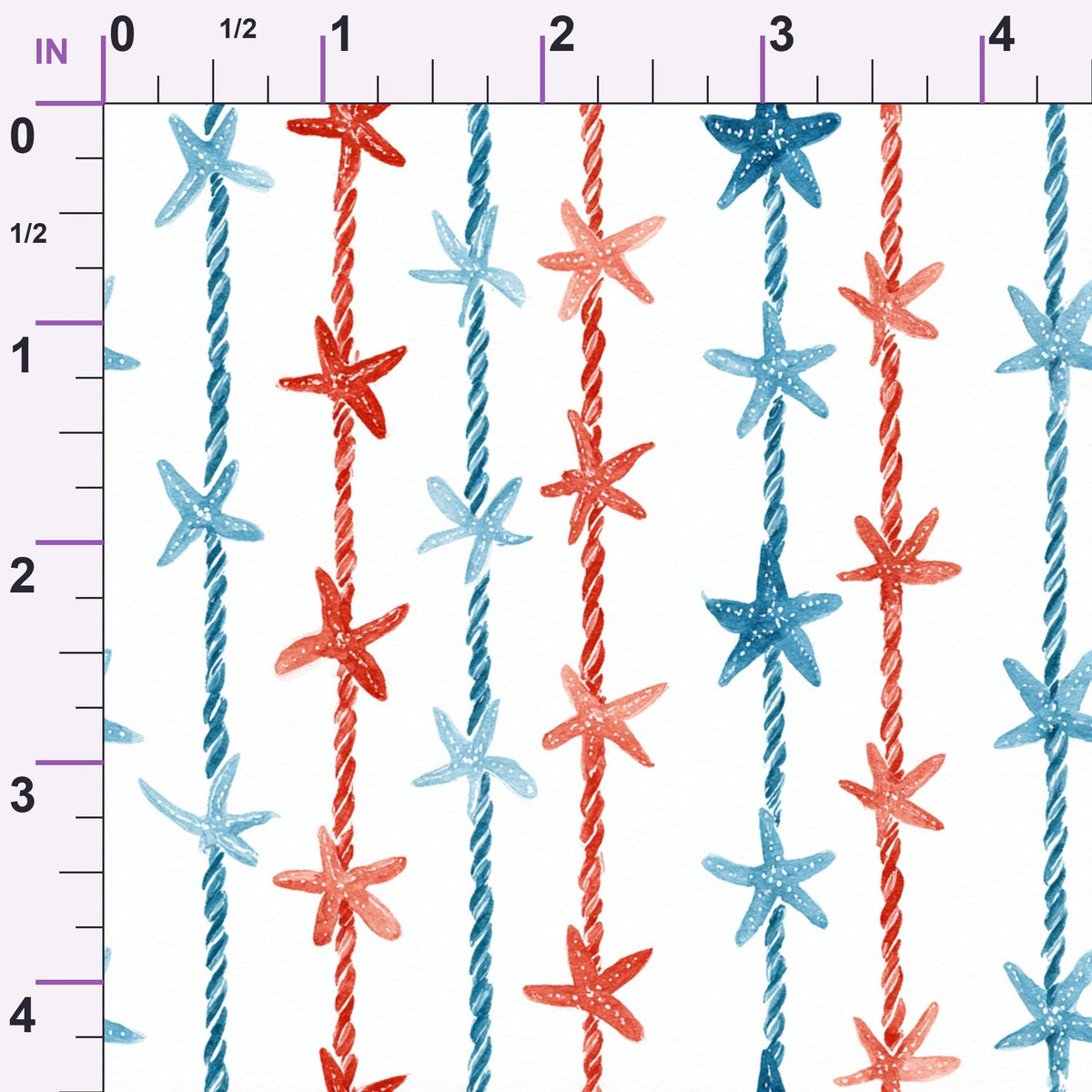 Lobster Bay Pattern 7 Minky Fabric