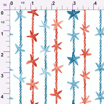 Lobster Bay Pattern 7 Minky Fabric