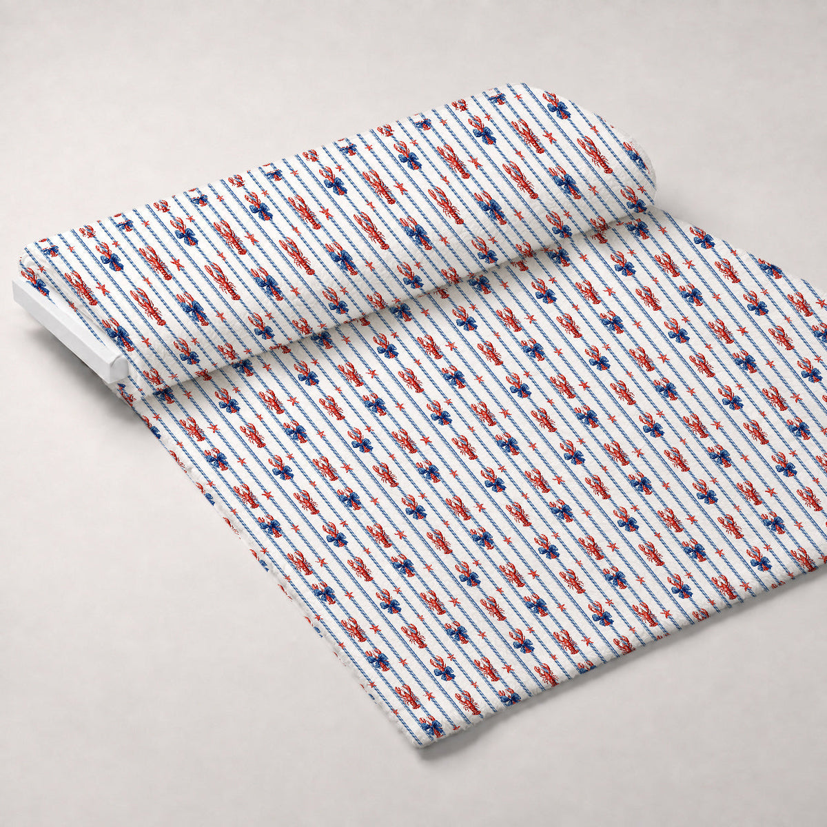 Lobster Bay Pattern 9 Minky Fabric