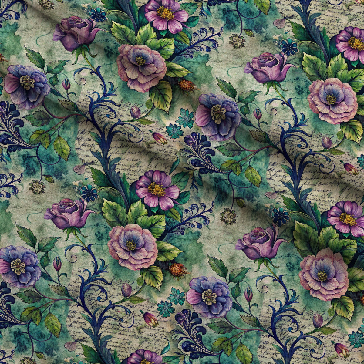 Love Letter Blooms Pattern 12 Minky Fabric