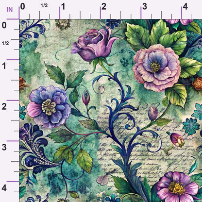 Love Letter Blooms Pattern 12 Minky Fabric