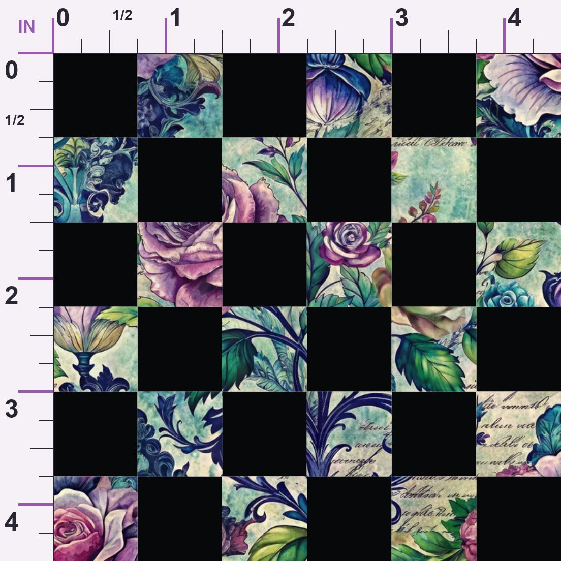 Love Letter Blooms Pattern 13 Minky Fabric
