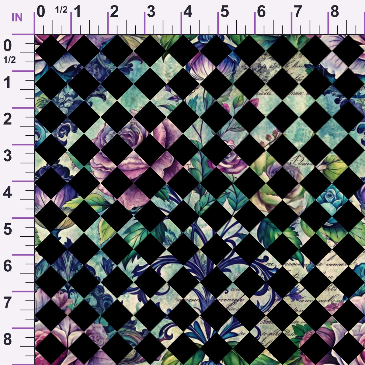 Love Letter Blooms Pattern 14 Minky Fabric