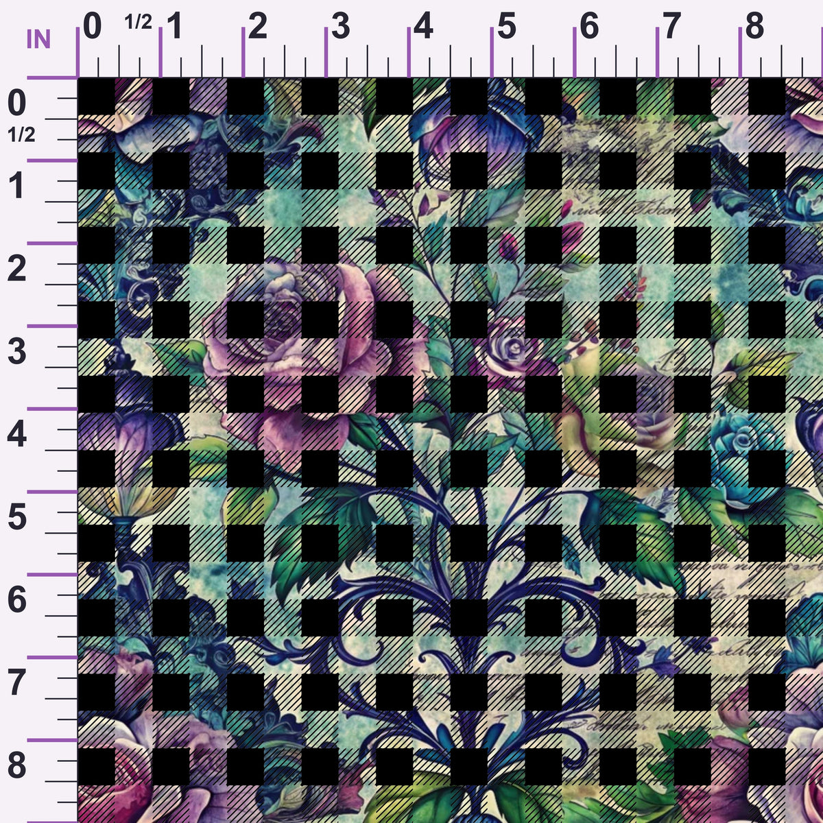 Love Letter Blooms Pattern 15 Minky Fabric