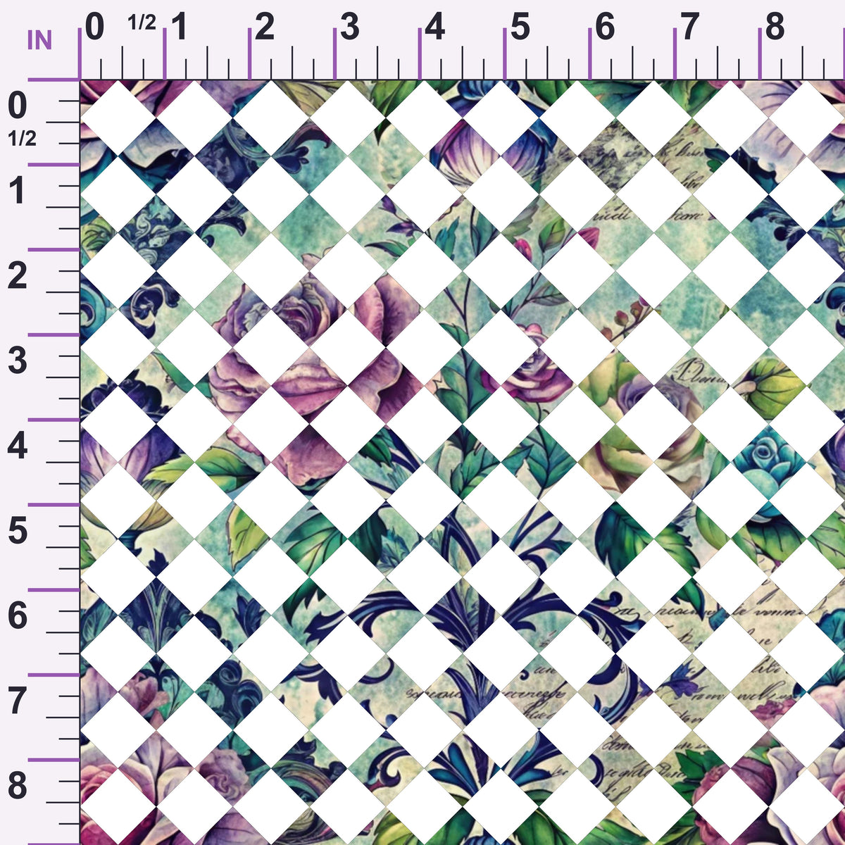 Love Letter Blooms Pattern 18 Minky Fabric