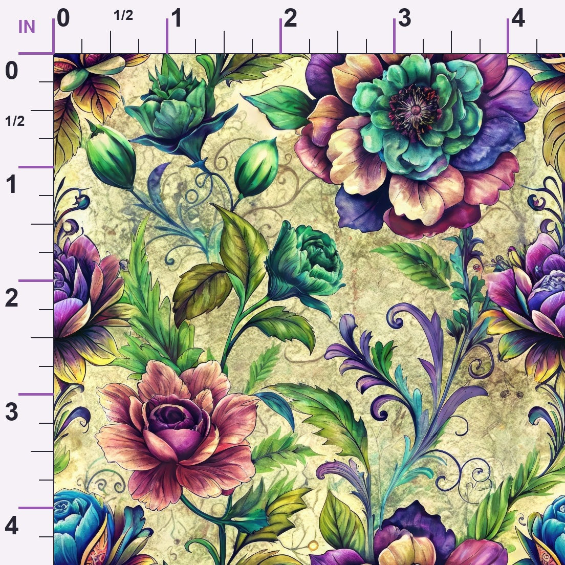 Love Letter Blooms Pattern 2 Minky Fabric