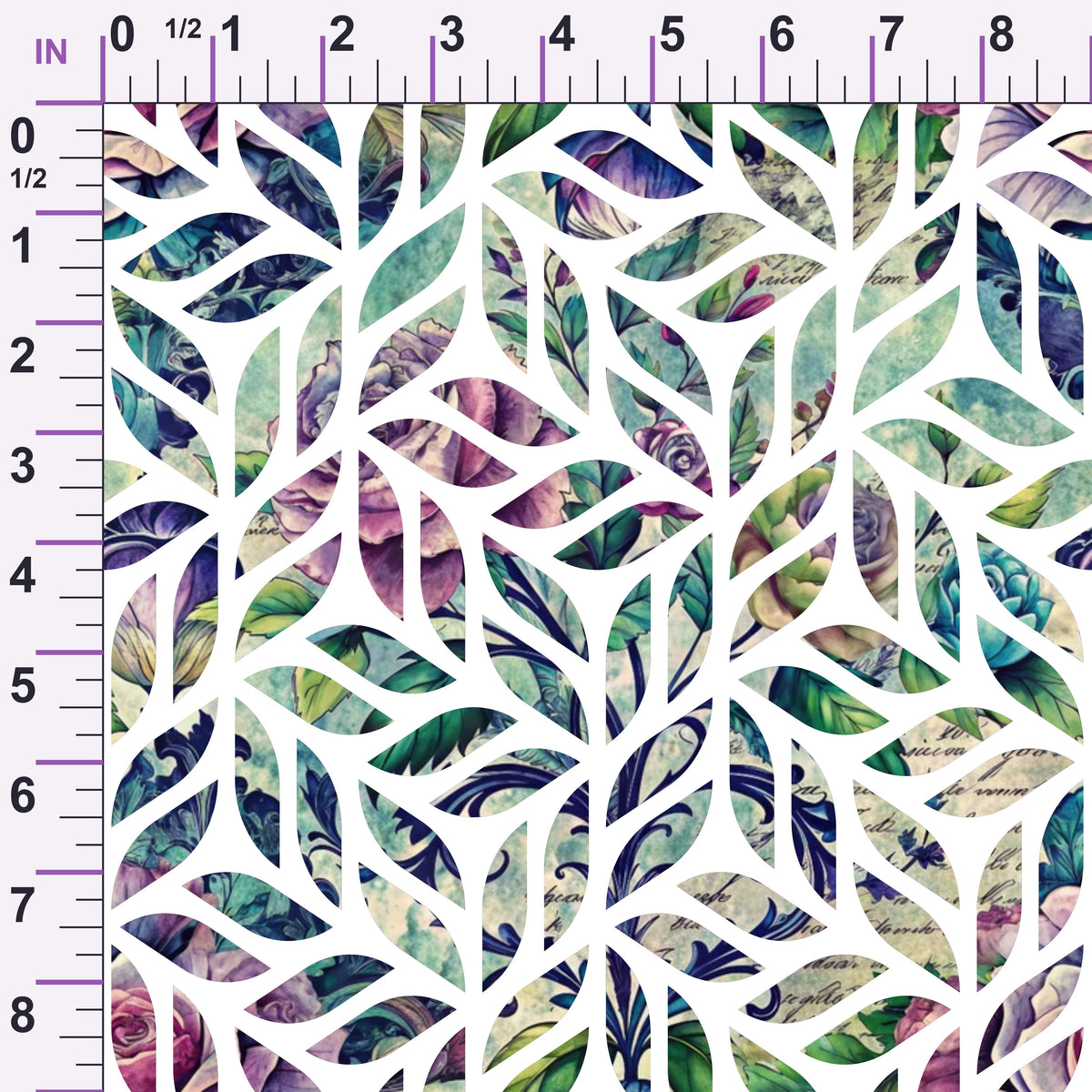 Love Letter Blooms Pattern 24 Minky Fabric