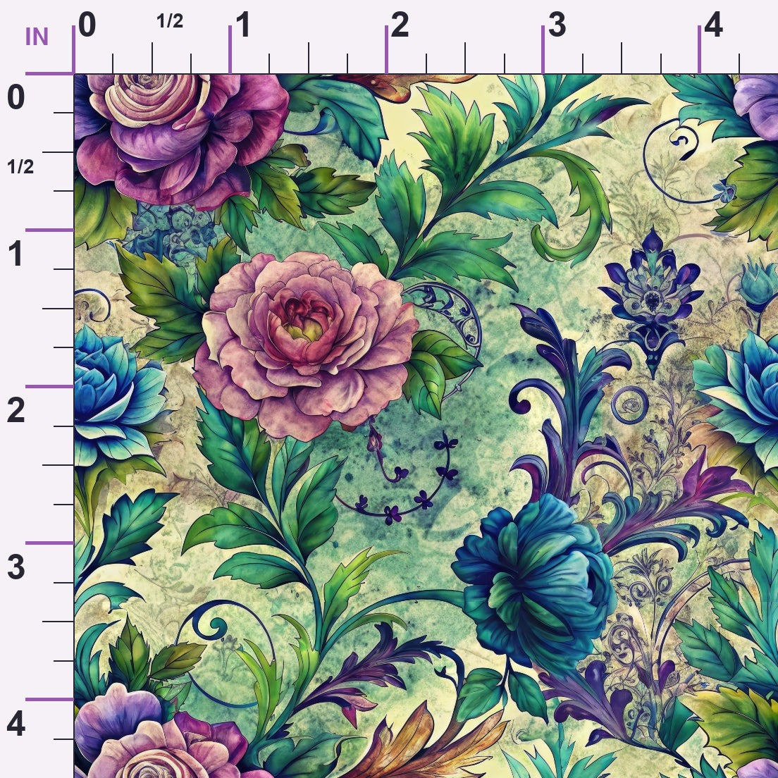 Love Letter Blooms Pattern 3 Minky Fabric