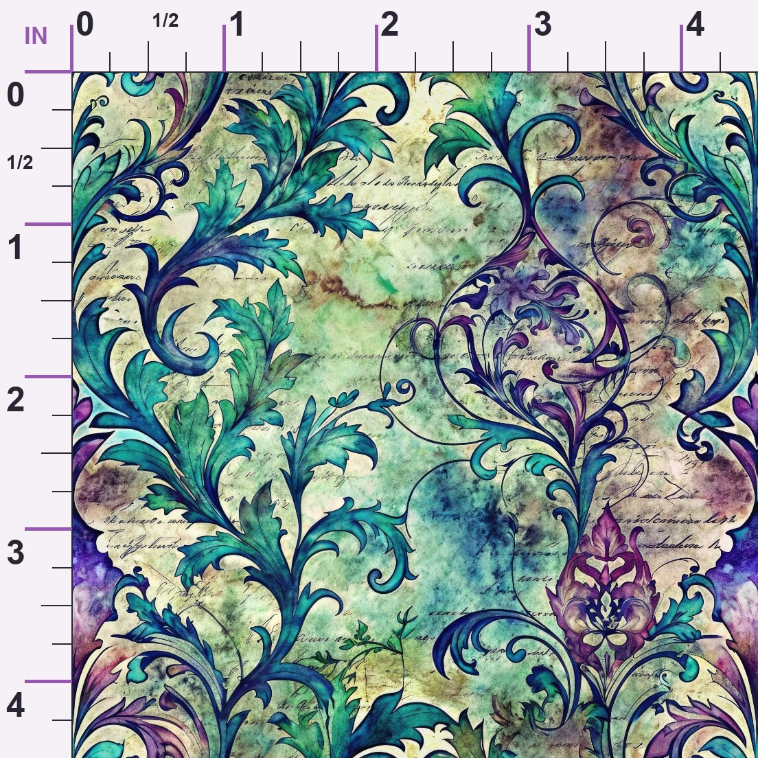 Love Letter Blooms Pattern 5 Minky Fabric