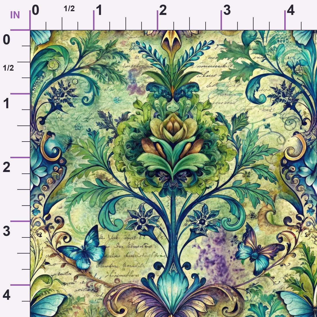 Love Letter Blooms Pattern 6 Minky Fabric