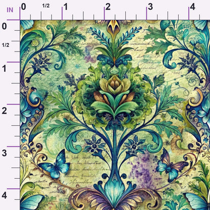Love Letter Blooms Pattern 6 Minky Fabric