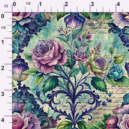 Love Letter Blooms Pattern 7 Minky Fabric