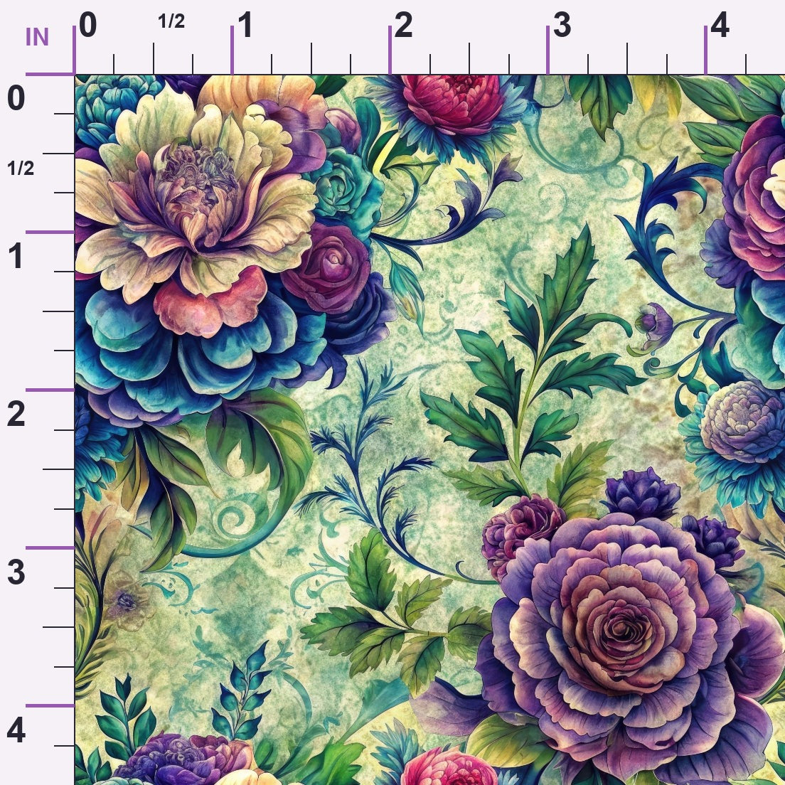 Love Letter Blooms Pattern 8 Minky Fabric