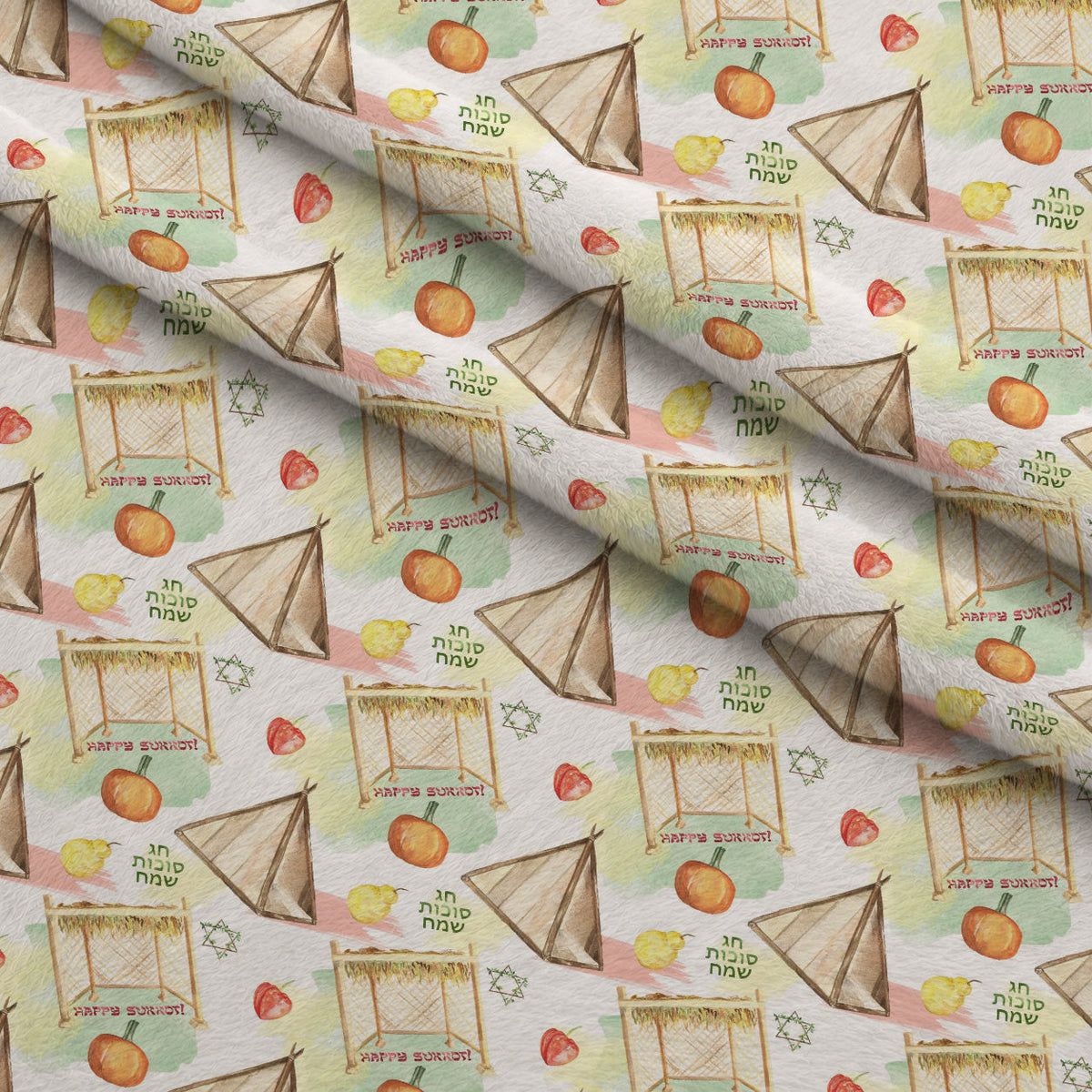 Lulav and Etrog Pattern 11 Minky Fabric