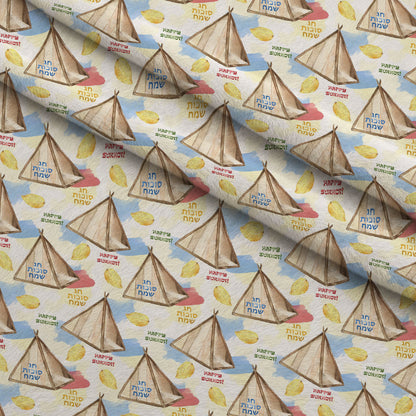 Lulav and Etrog Pattern 16 Minky Fabric