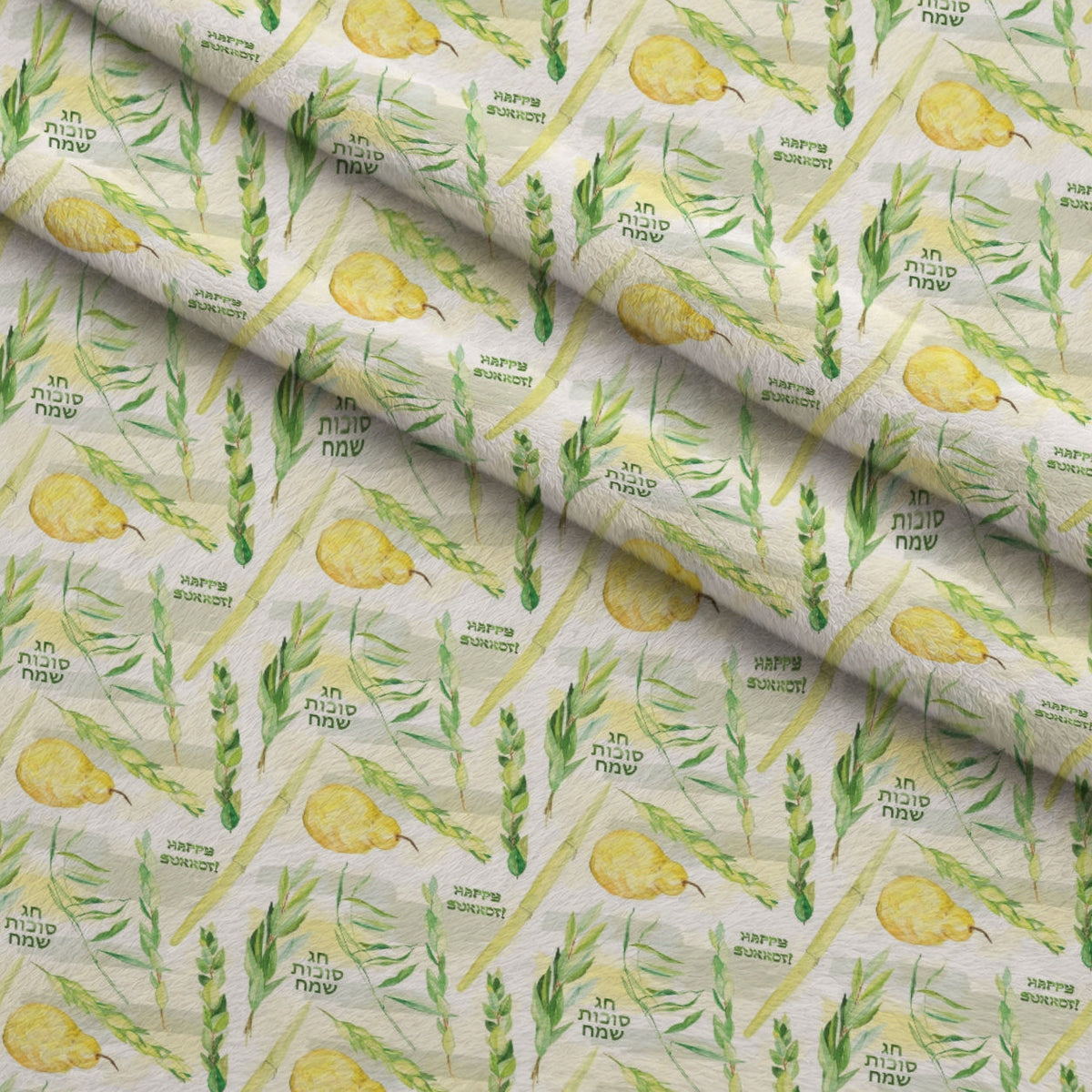 Lulav and Etrog Pattern 2 Minky Fabric