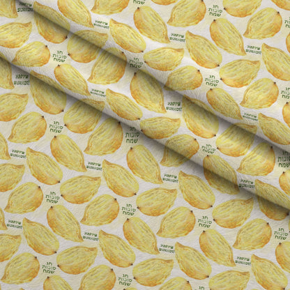 Lulav and Etrog Pattern 6 Minky Fabric