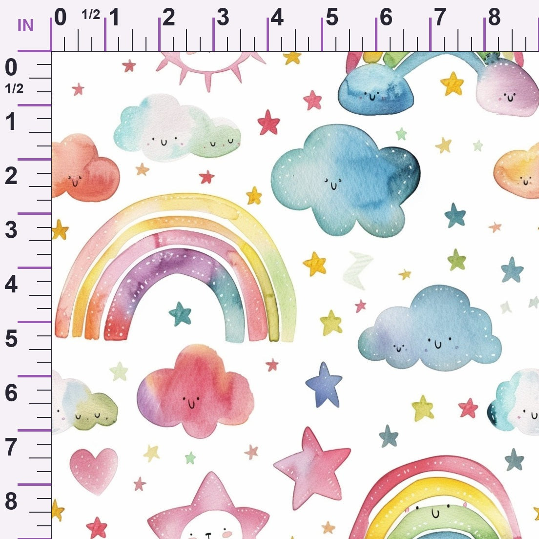 Lullaby Skies Pattern 1 Minky Fabric