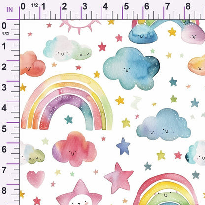 Lullaby Skies Pattern 1 Minky Fabric