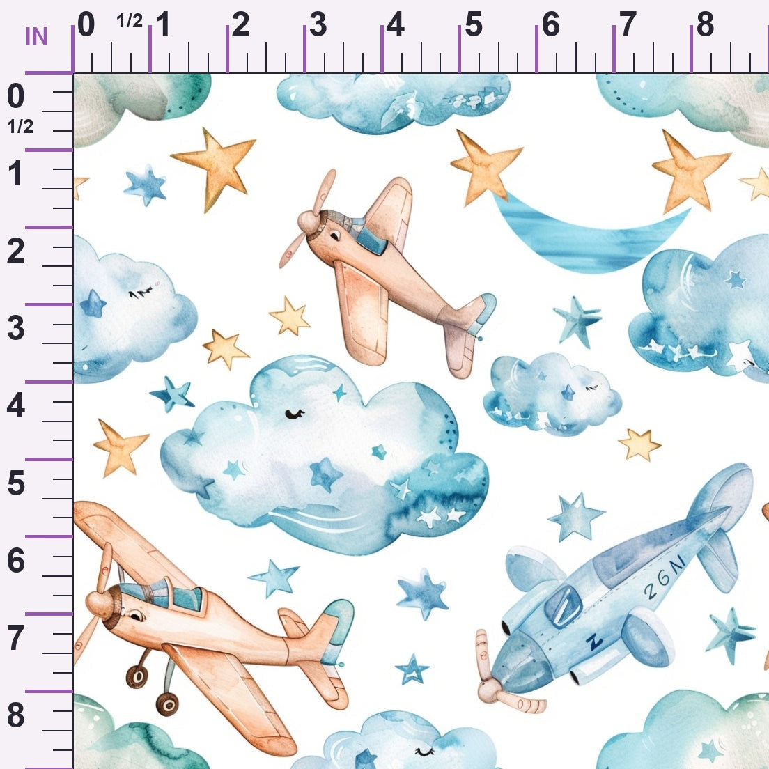 Lullaby Skies Pattern 10 Minky Fabric