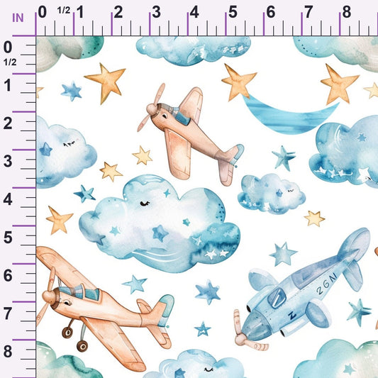 Lullaby Skies Pattern 10 Minky Fabric