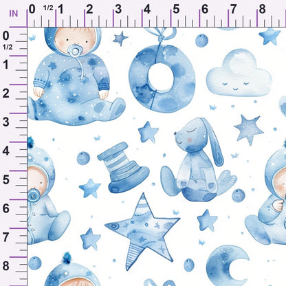 Lullaby Skies Pattern 20 Minky Fabric