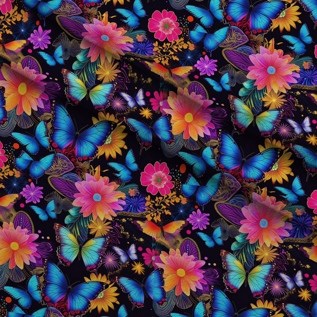 Luminous Wings Pattern 1 Minky Fabric