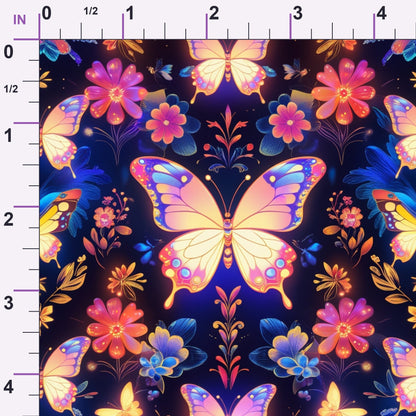 Luminous Wings Pattern 10 Minky Fabric