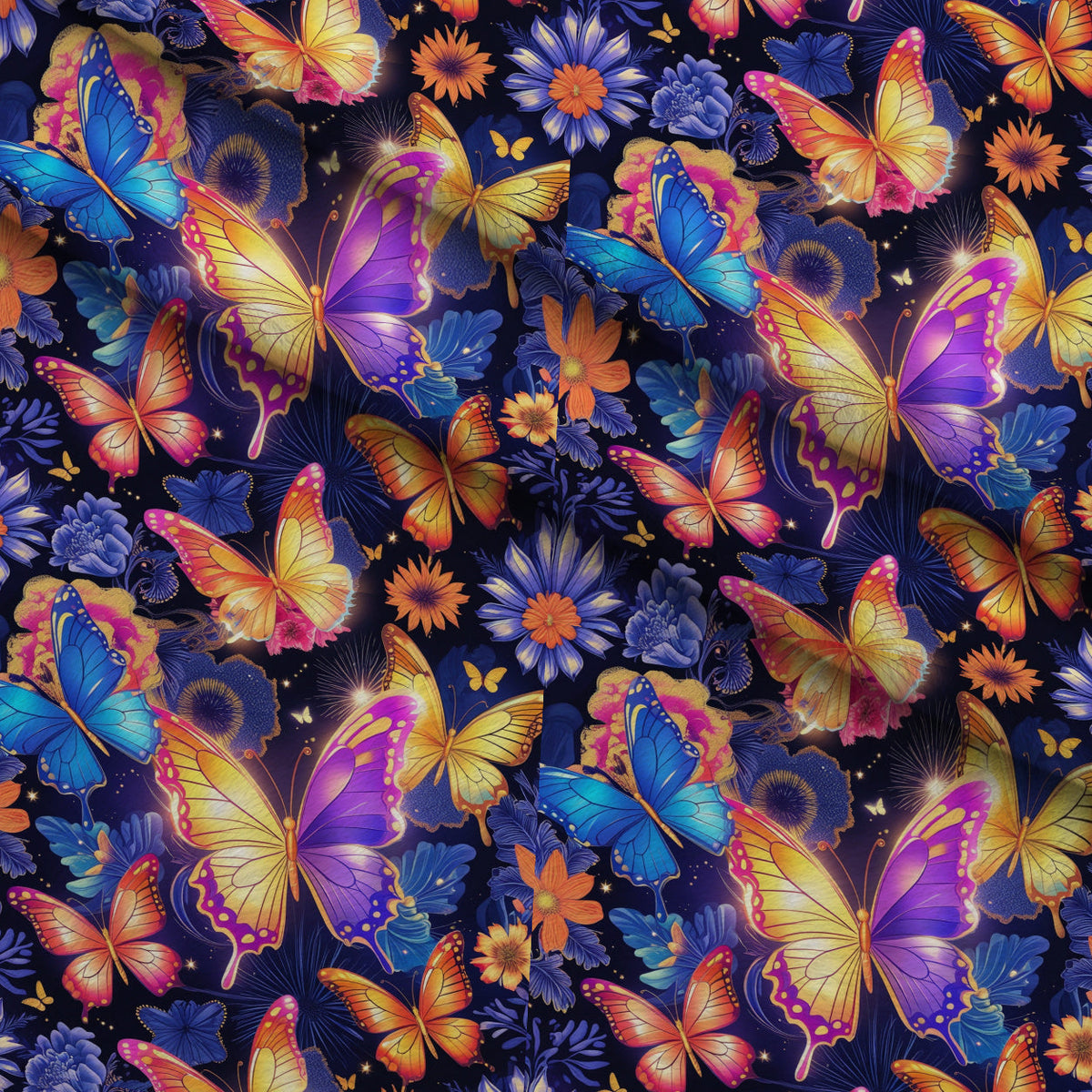 Luminous Wings Pattern 11 Minky Fabric