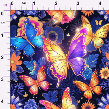 Luminous Wings Pattern 11 Minky Fabric