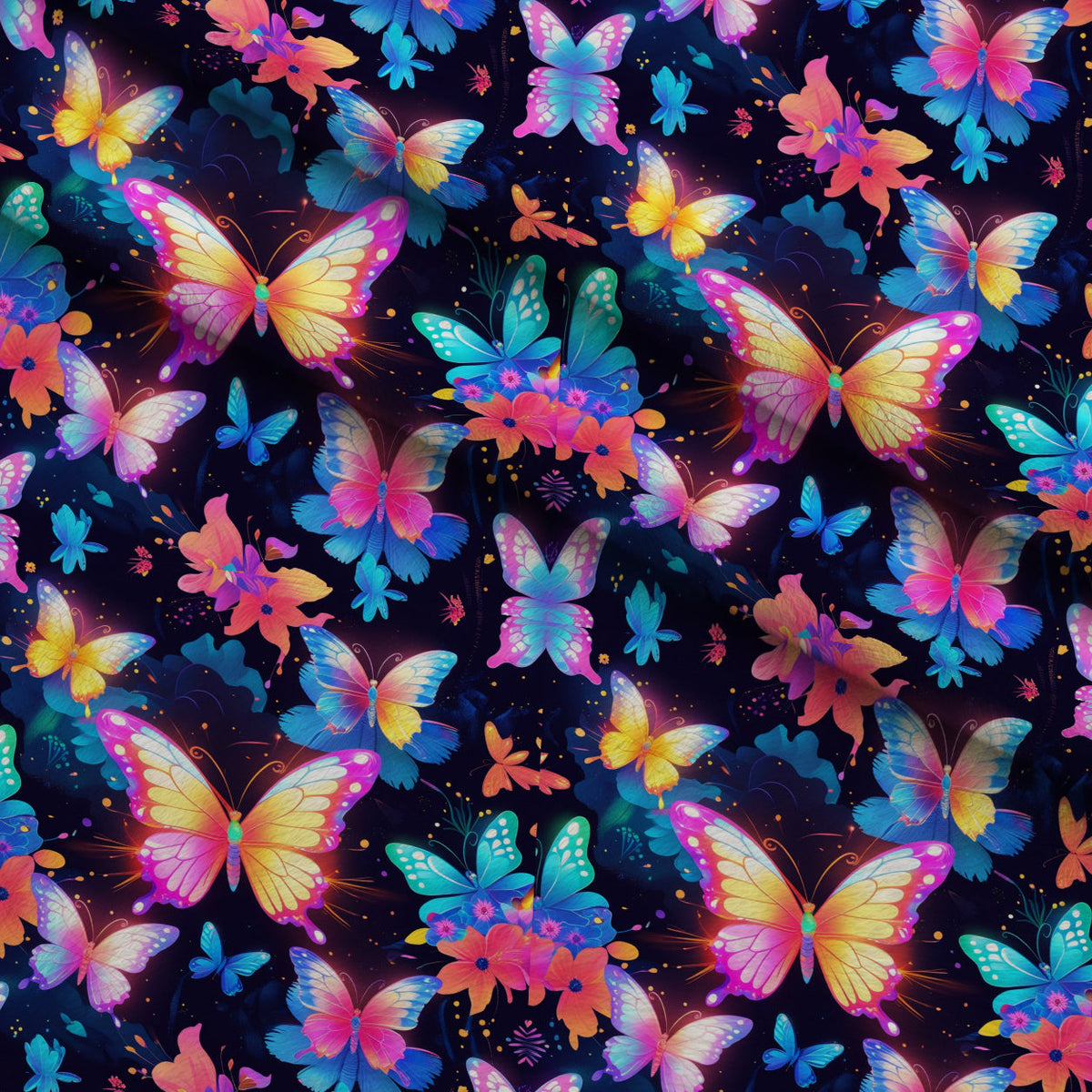 Luminous Wings Pattern 13 Minky Fabric