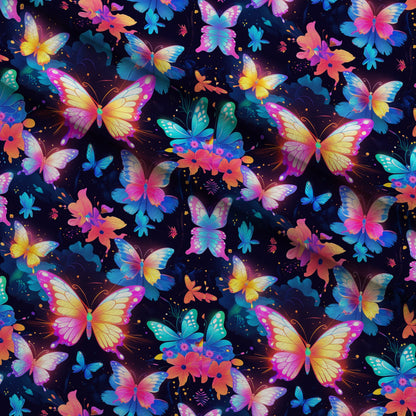 Luminous Wings Pattern 13 Minky Fabric