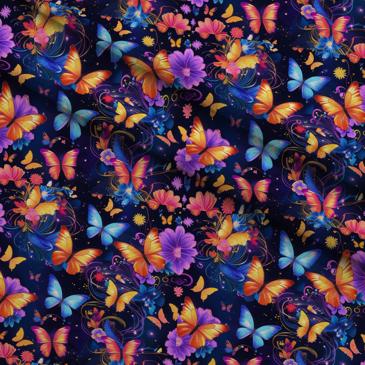 Luminous Wings Pattern 14 Minky Fabric