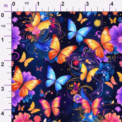 Luminous Wings Pattern 14 Minky Fabric
