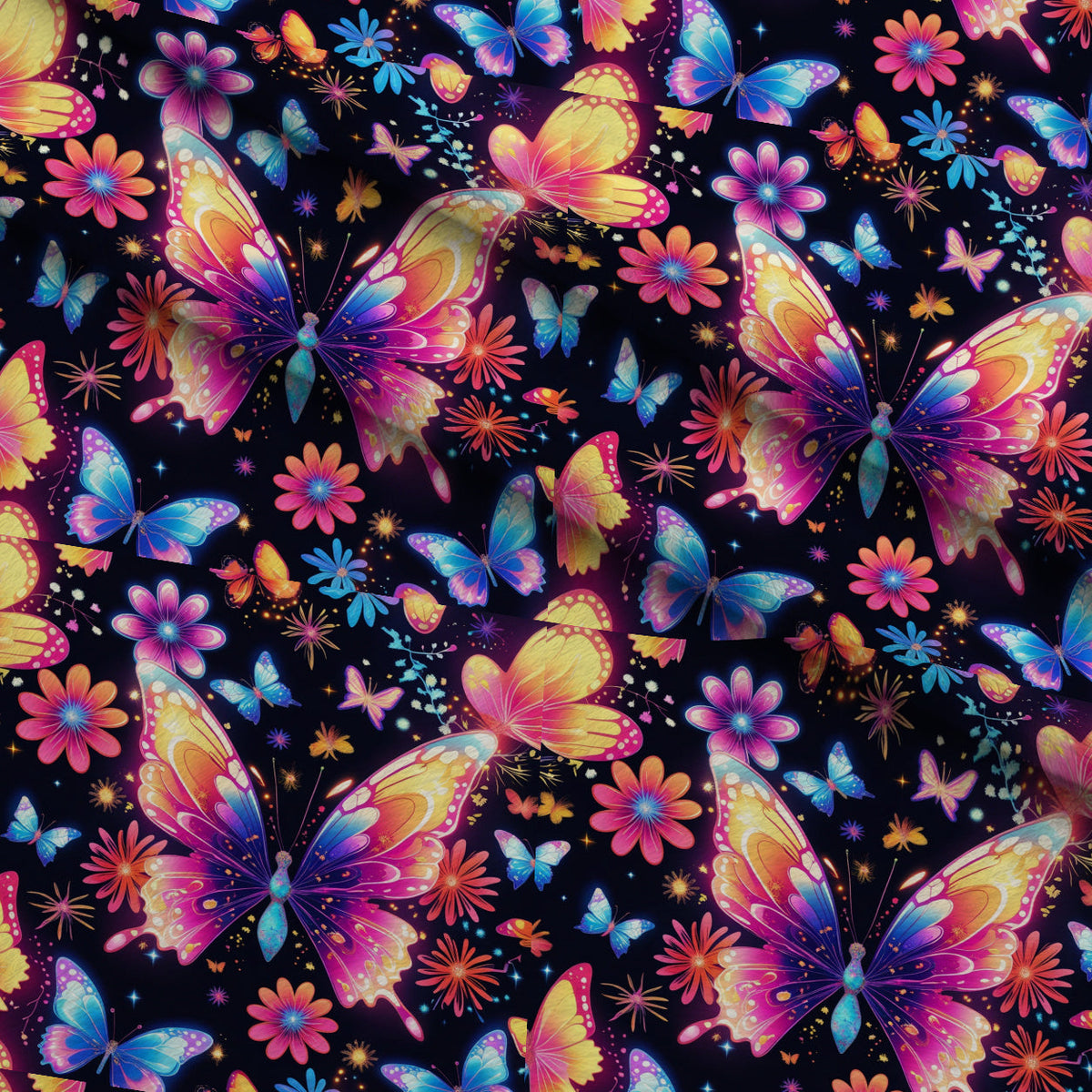 Luminous Wings Pattern 17 Minky Fabric