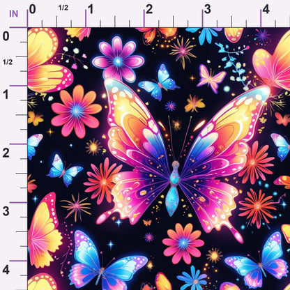 Luminous Wings Pattern 17 Minky Fabric