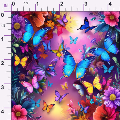 Luminous Wings Pattern 19 Minky Fabric