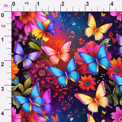 Luminous Wings Pattern 20 Minky Fabric