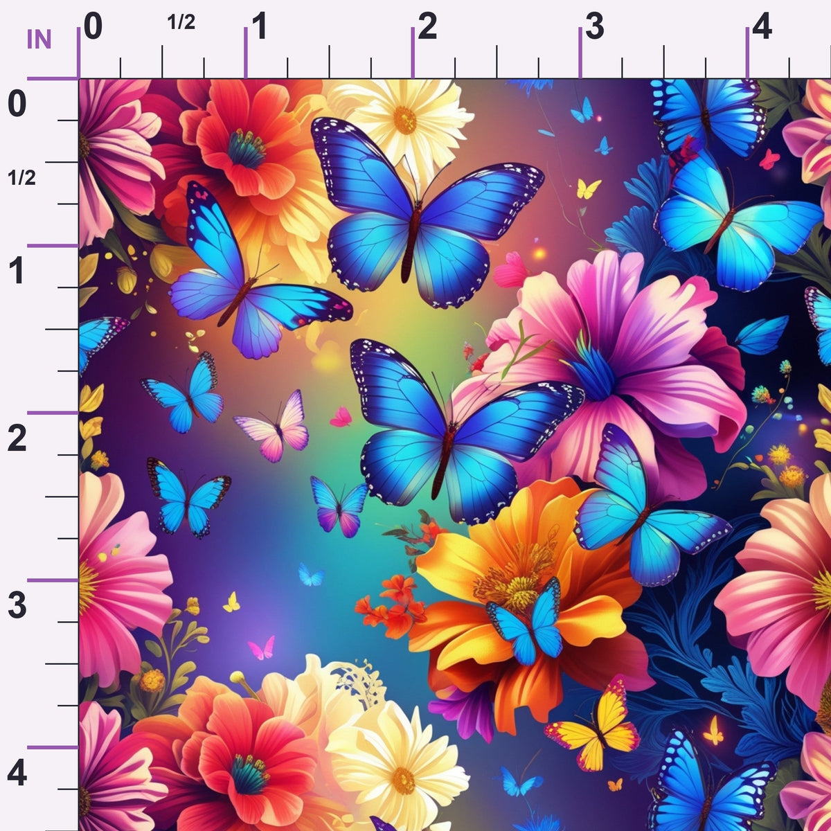 Luminous Wings Pattern 21 Minky Fabric