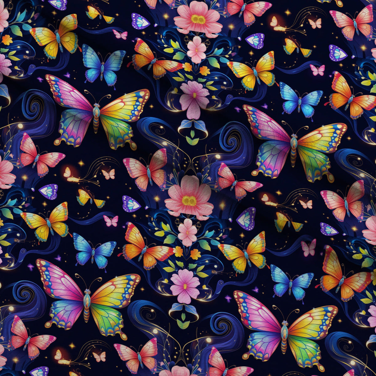 Luminous Wings Pattern 22 Minky Fabric
