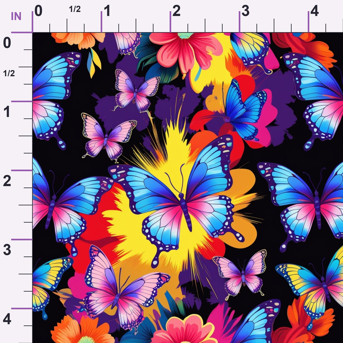 Luminous Wings Pattern 25 Minky Fabric