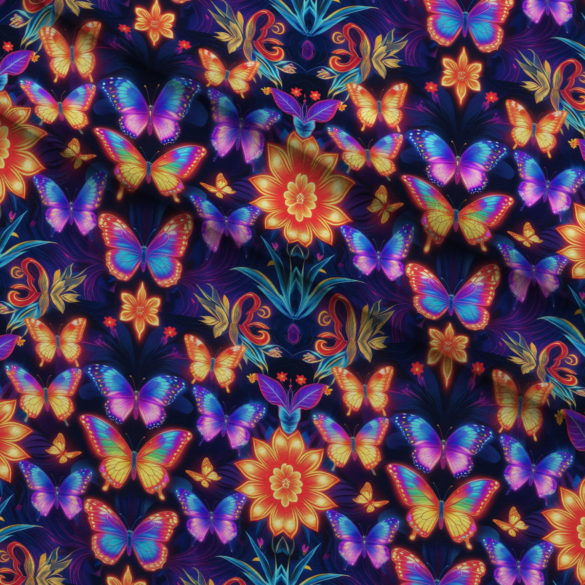 Luminous Wings Pattern 26 Minky Fabric