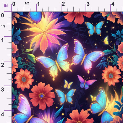 Luminous Wings Pattern 27 Minky Fabric