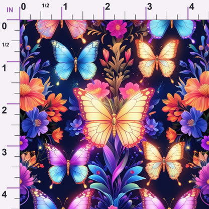 Luminous Wings Pattern 28 Minky Fabric