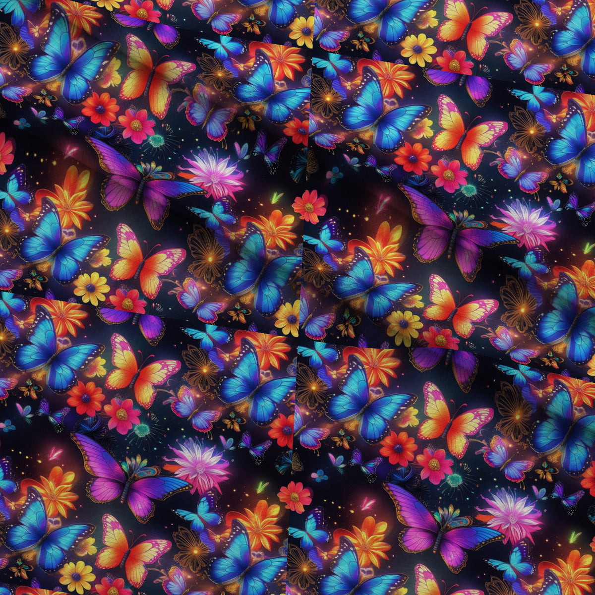 Luminous Wings Pattern 30 Minky Fabric