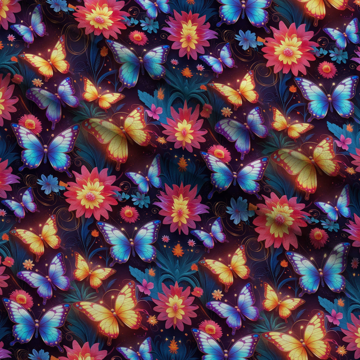 Luminous Wings Pattern 31 Minky Fabric