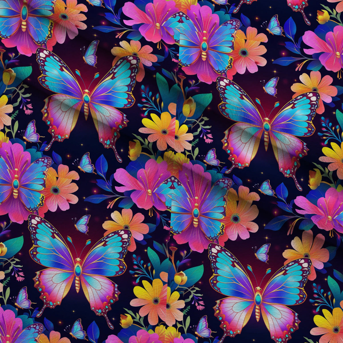Luminous Wings Pattern 32 Minky Fabric